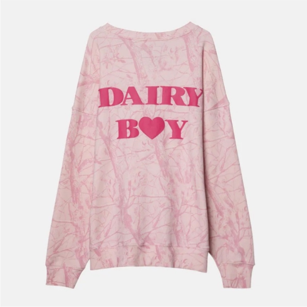 Dairy Boy Valentine’s day Camo Crew neck